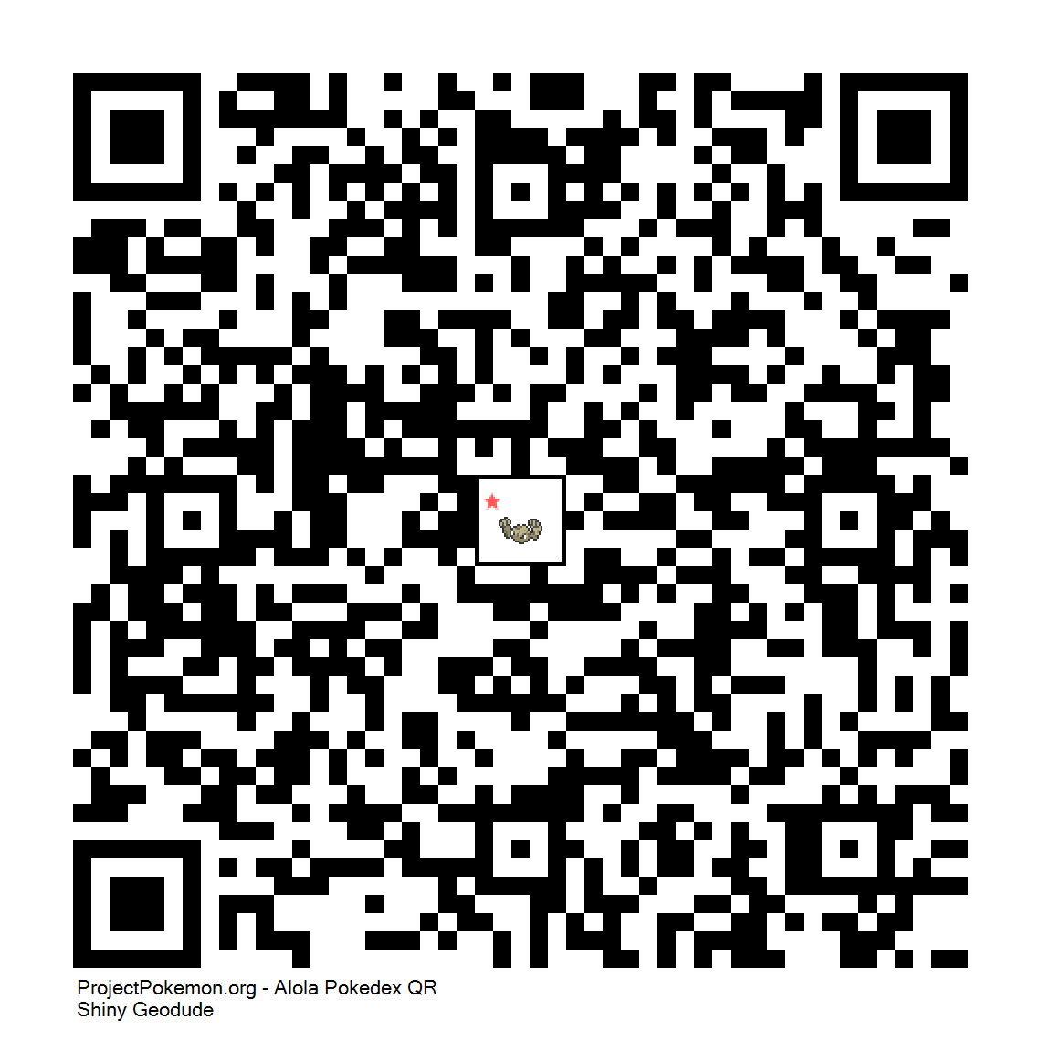 Cdigo QR de Geodude variocolor